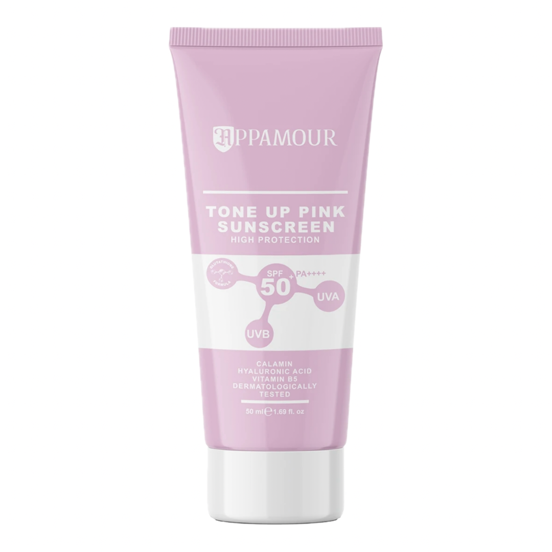 Tone Up Pink Sunscreen [SPF50+] - Güneş Kremi